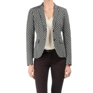 Rag & Bone Arrow Print Bailey Blazer in Black and White Size 2